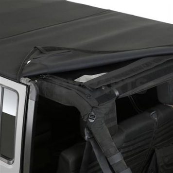 Smittybilt Soft Top - Black Fastback Top Fabric - 9083135K-6
