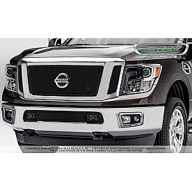 T-Rex Truck Products Grille Insert - Mesh Rectangular Black Powder Coated Steel - 6717851BR