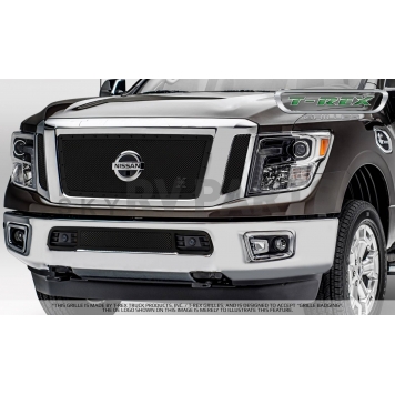 T-Rex Truck Products Grille Insert - Mesh Rectangular Black Powder Coated Steel - 6717851BR