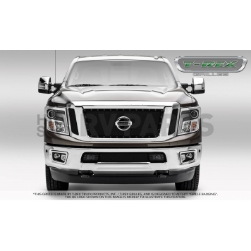 T-Rex Truck Products Grille Insert - Mesh Rectangular Black Powder Coated Steel - 6717851BR-1