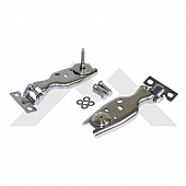 Crown Automotive Rear Window Hinge -  Stainless Steel Silver - RT34104