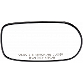 Help! By Dorman Exterior Mirror Glass Rectangular Power Single - 56607