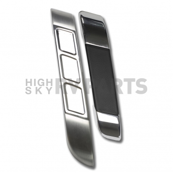 Lokar Performance Interior Door Handle - Silver Polished Aluminum One Pair - GSE2161