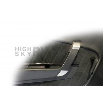Lokar Performance Interior Door Handle - Silver Polished Aluminum One Pair - GSE2161-1