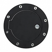 Pilot Automotive Fuel Door - Aluminum Round - BBS1222CK