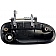 Help! By Dorman Exterior Door Handle - Plastic Silver Insert With Black Trim Single - 80673