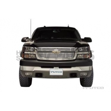Putco Grille Insert - Polished Aluminum Rectangular - 91157