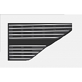 All Sales Fender Vent - Silver Aluminum Polished Set Of 2 - 5102P