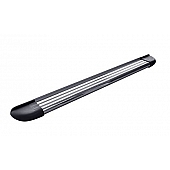 Romik USA Running Board Polished Aluminum Stationary - 22014418