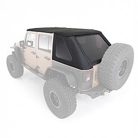 Smittybilt Soft Top - Black Fastback Top Fabric - 9087135K