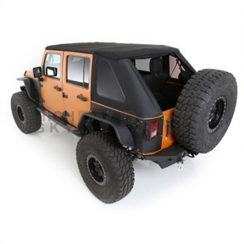Smittybilt Soft Top - Black Fastback Top Fabric - 9087135K-1
