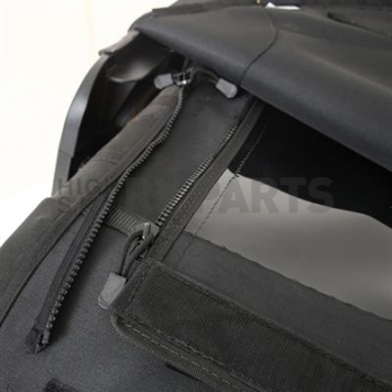 Smittybilt Soft Top - Black Fastback Top Fabric - 9087135K-4