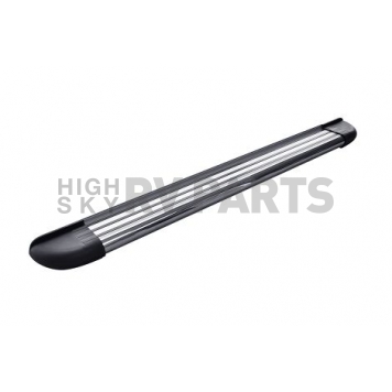 Romik USA Running Board Silver Aluminum Stationary - 22100418