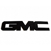 All Sales Emblem - GMC Black Aluminum - 96515K