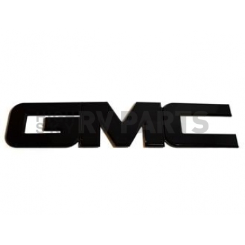All Sales Emblem - GMC Black Aluminum - 96515K