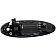 Help! By Dorman Exterior Door Handle - Plastic Black Single - 80692