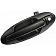 Help! By Dorman Exterior Door Handle - Plastic Black Single - 80692