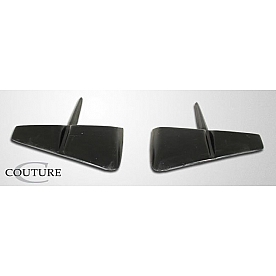 Extreme Dimensions Fender Scoop - Black Polyurethane Bare Set Of 2 - 105803