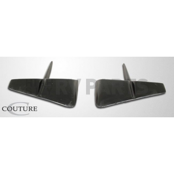 Extreme Dimensions Fender Scoop - Black Polyurethane Bare Set Of 2 - 105803-1