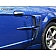 Extreme Dimensions Fender Scoop - Black Polyurethane Bare Set Of 2 - 105803