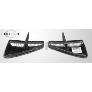 Extreme Dimensions Fender Scoop - Black Polyurethane Bare Set Of 2 - 105803-4