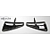 Extreme Dimensions Fender Scoop - Black Polyurethane Bare Set Of 2 - 105803