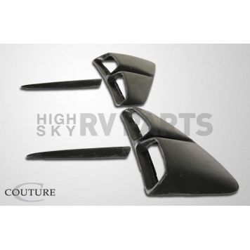 Extreme Dimensions Fender Scoop - Black Polyurethane Bare Set Of 2 - 105803-6