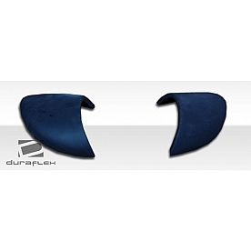 Extreme Dimensions Fender Scoop - Black Fiberglass Primered Set Of 2 - 101438