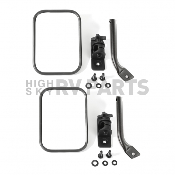 Rugged Ridge Exterior Mirror Manual Rectangular Set Of 2 - 1102522