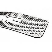 Putco Grille Insert - Polished Aluminum Rectangular - 96141