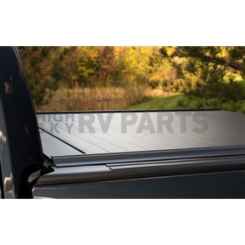 Retrax Tonneau Cover Hard Power Retractable Black Matte Powder Coated Aluminum - 90326