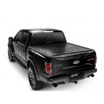 Retrax Tonneau Cover Hard Power Retractable Black Matte Powder Coated Aluminum - 90336