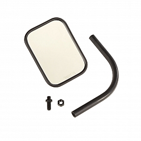 Rugged Ridge Exterior Mirror Manual Square Single - 1102524