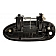 Help! By Dorman Exterior Door Handle - Plastic Black Single - 80744