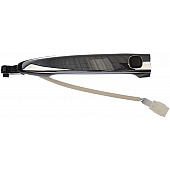 Help! By Dorman Exterior Door Handle - Plastic Silver Insert With Black Trim Single - 80261