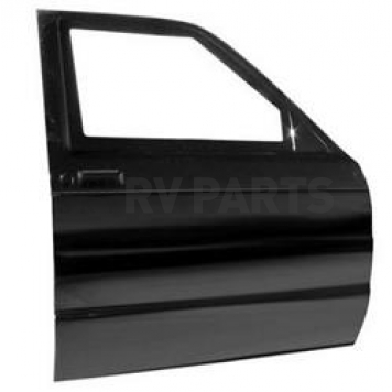 Harwood Fiberglass Door - Hard Full Gelcoat Black Fiberglass Single - 41011