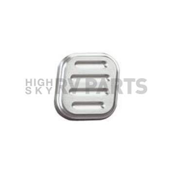 Lokar Performance Dimmer Switch Pedal Pad - Ball Milled Aluminum Silver - BAG6003