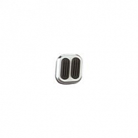 Lokar Performance Dimmer Switch Pedal Pad - Standard Aluminum Silver - BAG6006