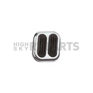 Lokar Performance Dimmer Switch Pedal Pad - Standard Steel Silver - SG6009
