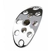 Lokar Performance Dimmer Switch Pedal Pad -  Steel Black - XBAG6170