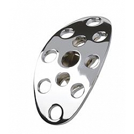 Lokar Performance Dimmer Switch Pedal Pad -  Steel Black - XBAG6170