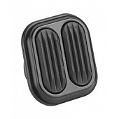 Lokar Performance Dimmer Switch Pedal Pad - Standard Steel Black - XSG6009