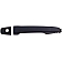Help! By Dorman Exterior Door Handle - Plastic Black Single - 81156