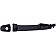 Help! By Dorman Exterior Door Handle - Plastic Black Single - 81156