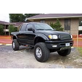 N-Fab Nerf Bar - Truck Wheel to Wheel Black Matte Textured Powder Coated Steel Round - T0277CCTX