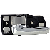 Help! By Dorman Interior Door Handle - Plastic Charcoal Housing With Silver Lever Single - 82470
