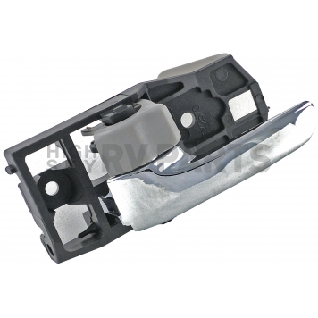 Help! By Dorman Interior Door Handle - Plastic Charcoal Housing With Silver Lever Single - 82470-2