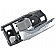 Help! By Dorman Interior Door Handle - Plastic Charcoal Housing With Silver Lever Single - 82470