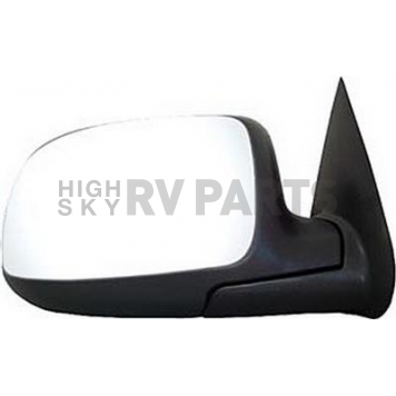 CIPA USA Exterior Mirror Rectangular Power Remote Silver Single - 27375