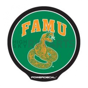 POWERDECAL Decal - Florida A&M Rattlers Logo Black Plastic 4-1/2 Inch - PWR101001